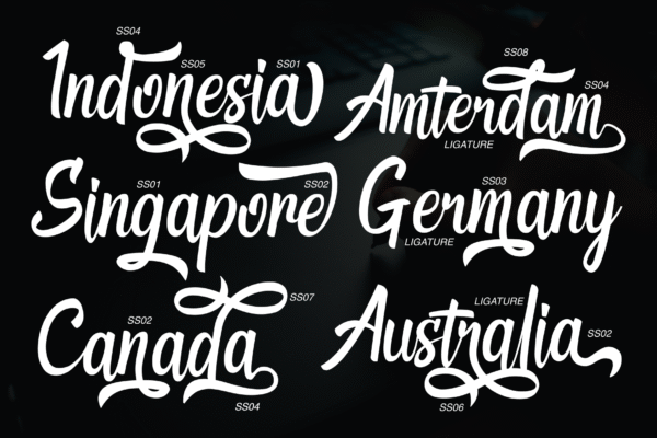 Engleheart - Handwritten Font - Gambar 7