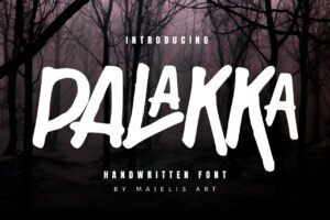 palakka fierce & mystical typeface