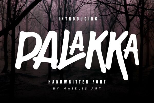 palakka fierce & mystical typeface