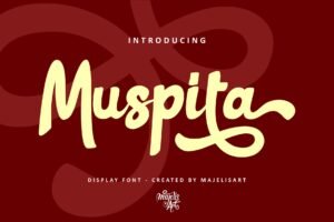 Muspita - Display Font