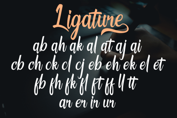 Engleheart - Handwritten Font - Gambar 9