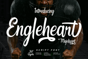 Engleheart - Handwritten Font