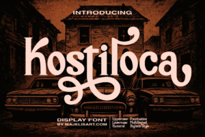 Kostiloca - Display font