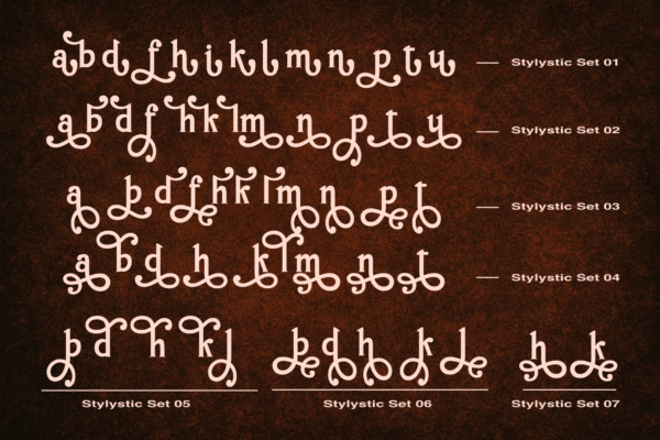 Kostiloca - Display font - Gambar 9